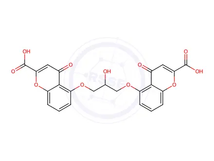 Chemical structure of Cromolyn