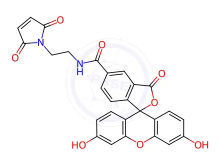 Chemical structure of 5-FAM MALEIMIDE