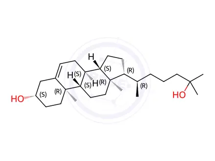 Chemical structure of 25-Hydroxy Cholesterol