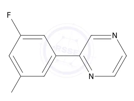 Chemical structure of 2-(3,5-Difluorophenyl)pyrazine