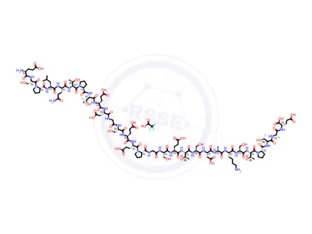Chemical structure of Tau Peptide (45-73) (Exon 2/Insert 1 Domain)