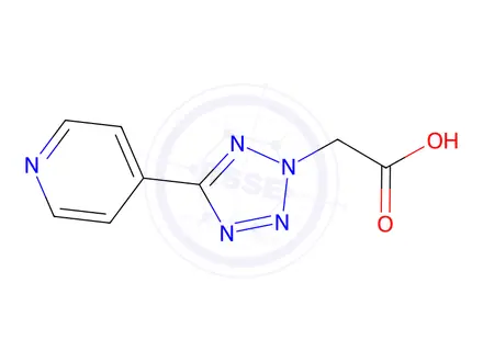 Chemical structure of (5-Pyridin-4-yl-tetrazol-2-yl)-acetic acid