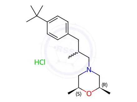 Chemical structure of Amorolfine Hydrochloride EP Impurity D
