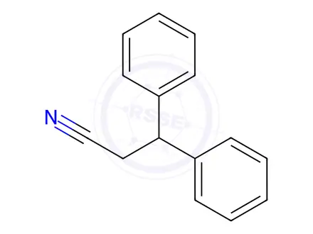 Chemical structure of 3,3-Diphenylpropionitrile