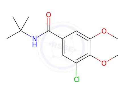 Chemical structure of n-(Tert-butyl)-3-chloro-4,5-dimethoxybenzamide