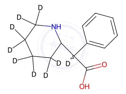 Chemical structure of Ritalinic Acid-d10