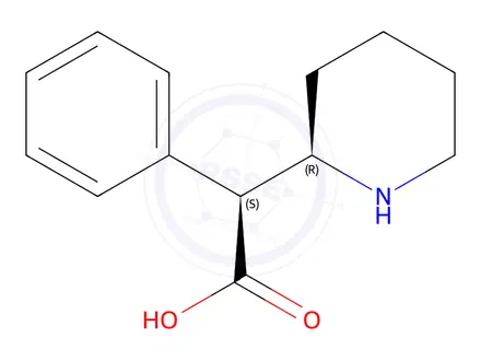 Chemical structure of DL-Erythro Ritalinic Acid