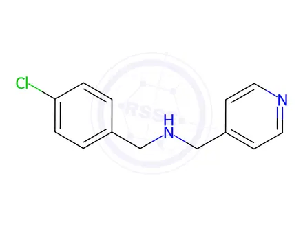 Chemical structure of N-(4-chlorobenzyl)-1-(pyridin-4-yl)methanamine