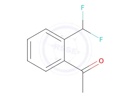 Chemical structure of 1-(2-(Difluoromethyl)phenyl)ethanone