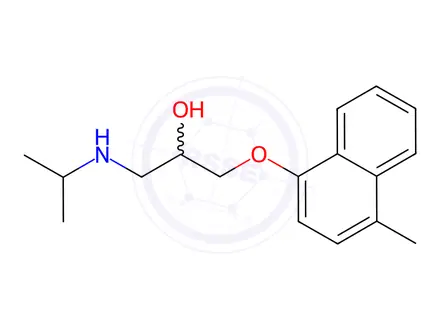 Chemical structure of 4-Methylpropranolol