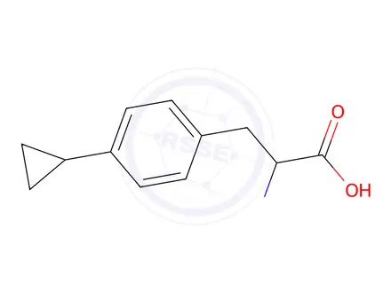 Chemical structure of 2-Amino-3-(4-cyclopropylphenyl)propanoic acid