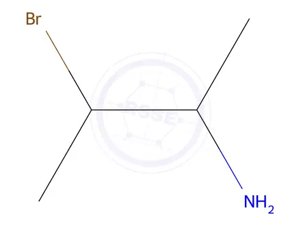 Chemical structure of 3-Bromobutan-2-amine