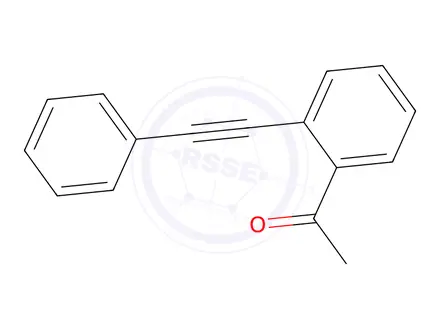 Chemical structure of 1-(2-(Phenylethynyl)phenyl)ethanone