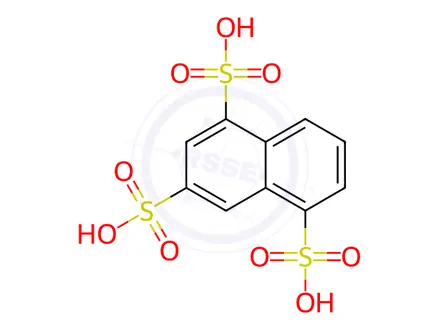 Chemical structure of 1,3,5-naphthalene trisulfonic acid