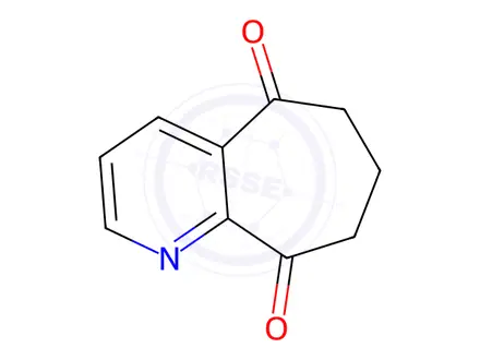 Chemical structure of 7,8-Dihydro-5H-cyclohepta[b]pyridine-5,9(6H)-dione