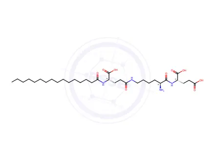Chemical structure of Liraglutide Impurity 14 TFA Salt