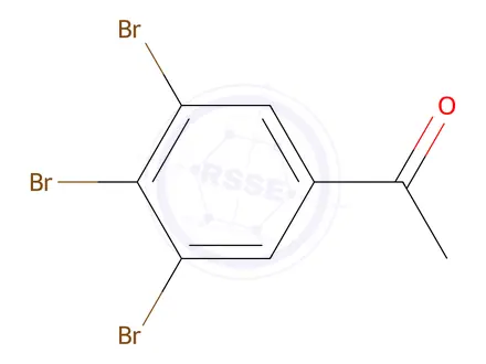 Chemical structure of 3,4,5-Tribromoacetophenone