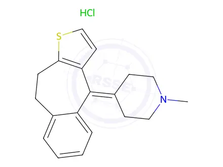 Chemical structure of Pizotyline Hydrochloride