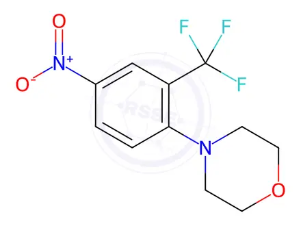 Chemical structure of 2-Morpholino-5-nitrobenzotrifluoride