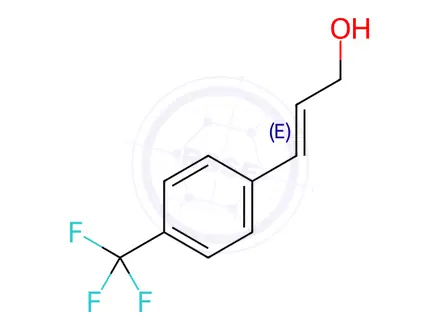 Chemical structure of (E)-3-(4-(Trifluoromethyl)phenyl)prop-2-en-1-ol