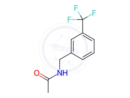 Chemical structure of N-(3-(trifluoromethyl)benzyl)acetamide