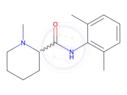 Chemical structure of Mepivacaine