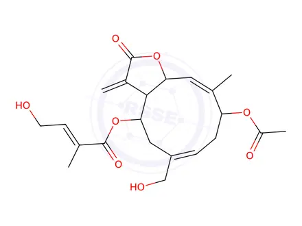 Chemical structure of Eupalinolide C