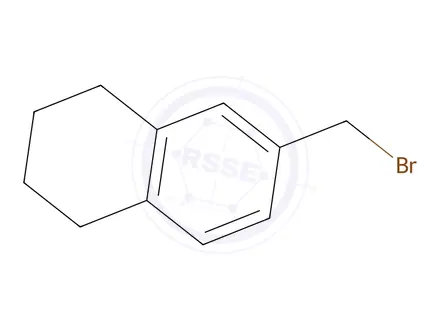 Chemical structure of 6-(Bromomethyl)-1,2,3,4-tetrahydro-naphthalene