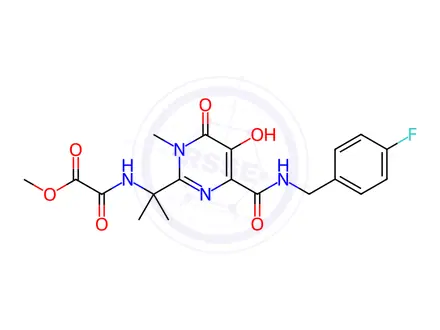Chemical structure of Raltegravir Impurity 27