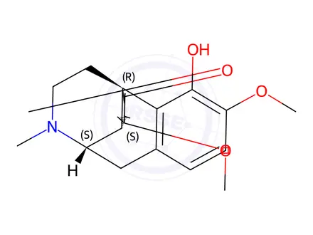 Chemical structure of Sinomenine