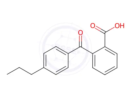 Chemical structure of 2-(4-Propylbenzoyl)benzoic acid