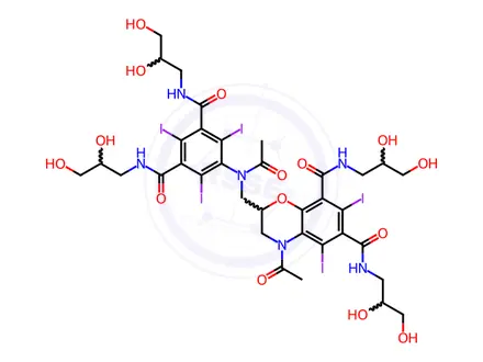 Chemical structure of Iodixanol EP Impurity G