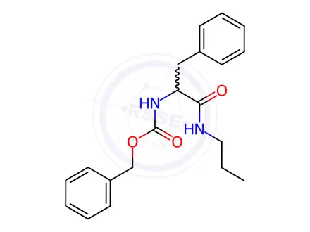 Chemical structure of N-Propyl DL-Z-Phenylalaninamide
