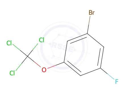 Chemical structure of 1-Bromo-3-fluoro-5-(trichloromethoxy)benzene