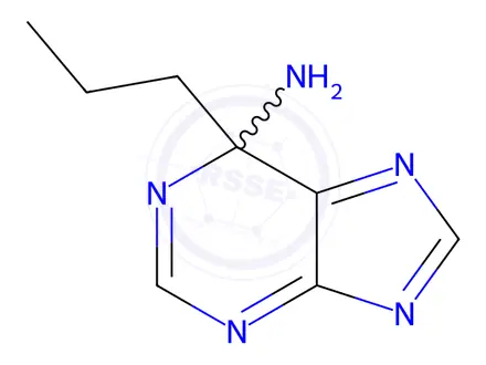 Chemical structure of {n}-Propyl-9{h}-purin-6-amine