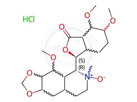 Chemical structure of Noscapine N-oxide (hydrochloride)