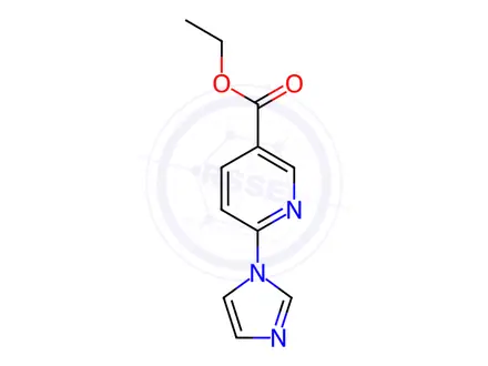 Chemical structure of Ethyl 6-(1H-Imidazol-1-yl)nicotinate