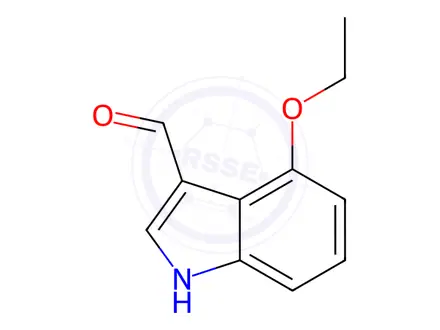 Chemical structure of 4-ethoxy-1H-indole-3-carbaldehyde