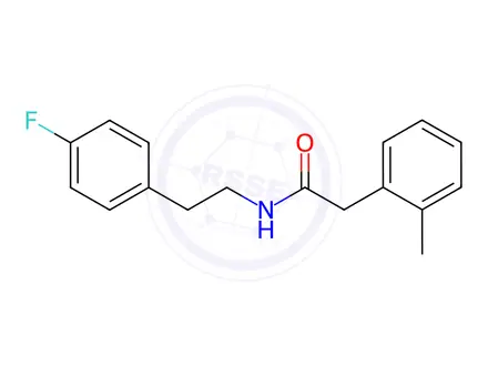 Chemical structure of N-(4-fluorophenethyl)-2-(o-tolyl)acetamide
