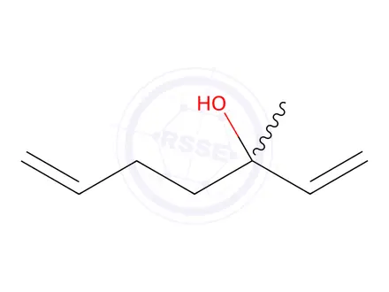 Chemical structure of 3-Methyl-1,6-heptadien-3-ol