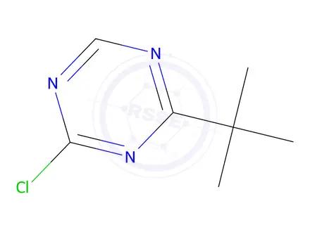Chemical structure of 2-(tert-Butyl)-4-chloro-1,3,5-triazine