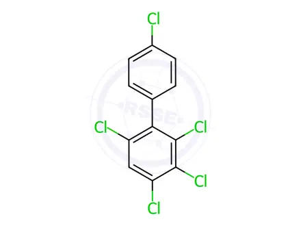Chemical structure of 2,3,4,4',6-Pentachlorobiphenyl