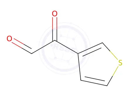 Chemical structure of 2-Oxo-2-(thiophen-3-yl)acetaldehyde