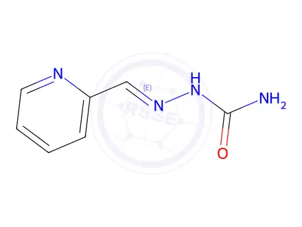 Chemical structure of 2-pyridylformaldehyde semicarbazone