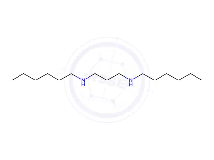 Chemical structure of N,N'-Dihexyl-1,3-propanediamine