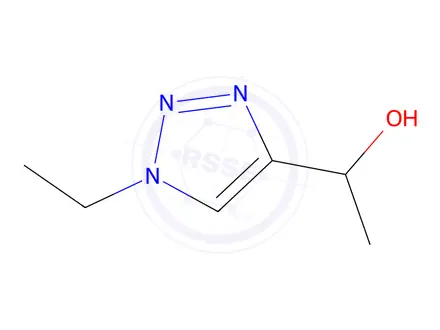 Chemical structure of 1-(1-ethyl-1H-1,2,3-triazol-4-yl)ethan-1-ol