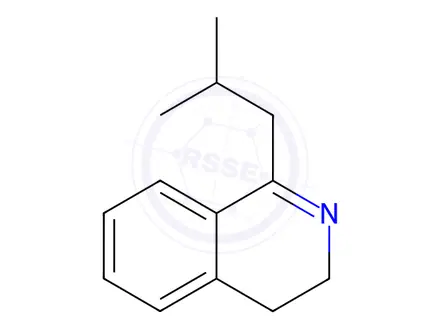 Chemical structure of 1-Isobutyl-3,4-dihydroisoquinoline
