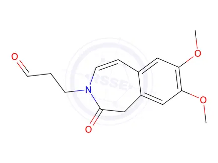 Chemical structure of 3-(7,8-dimethoxy-2-oxo-1,2-dihydro-3H-benzo[d]azepin-3-yl)propanal