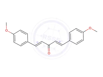 Chemical structure of (E,E)-1,5-Bis(p-methoxyphenyl)penta-1,4-dien-3-one
