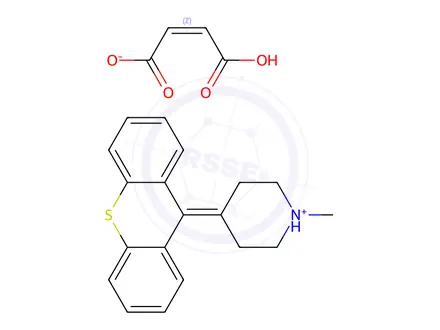 Chemical structure of Pimethixene Maleate